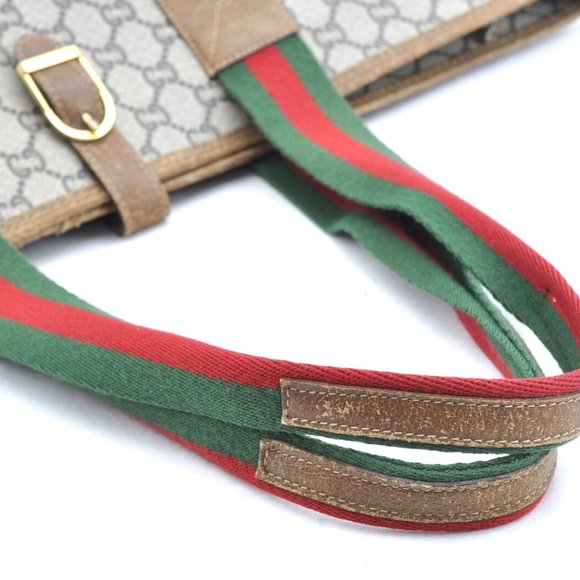 Auth Gucci Sherry Line Gg Tote Travel #4311G15 - Picture 5 of 8